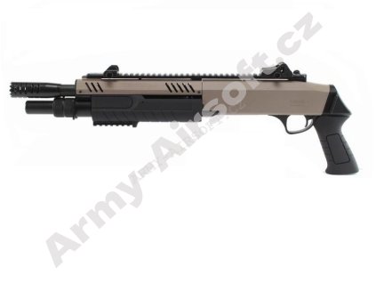 Brokovnice FABARM STF12 11'' , krátká - TAN  - Bo Manufacture  Airsoft