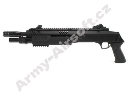 Brokovnice FABARM STF12 11'' , krátká - černá - BO Manufacture  Airsoft