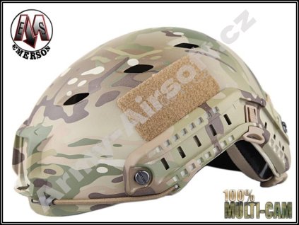 Replika balistické helmy FAST s montážemi - Multicam EMERSON  Army shop