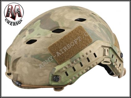 Replika balistické helmy FAST s montážemi - ATACS-FG EMERSON  Army shop