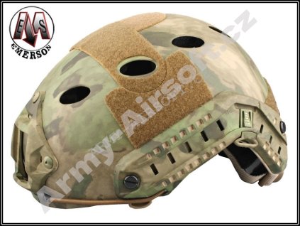 Replika balistické helmy s montážemi - ATACS-FG EMERSON  Army shop