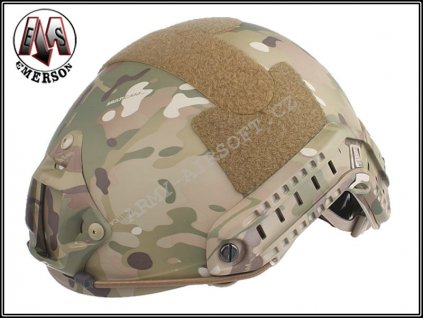 Replika balistické helmy MH s montážemi - Multicam EMERSON  Army shop