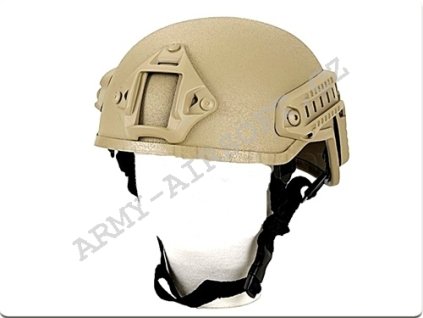 Helma MICH 2001 s NVG mount a side rail TAN - Emerson  Army shop