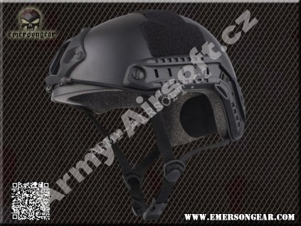 Replika balistické helmy FAST MH Black - EMERSON  Army shop