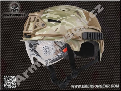 Replika helmy s montážemi EXF - Multicam - EMERSON  Army shop
