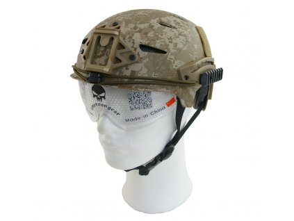 Replika helmy s montážemi EXF Digital Desert - EMERSON  Army shop
