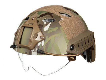 Replika balistické helmy FAST PJ Multicam s hledím - Ultimate Tactical  Army shop