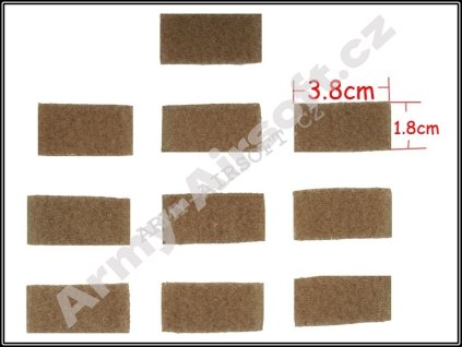 Sestava suchých zipů na helmu mod.3 - TAN ACM  Army shop