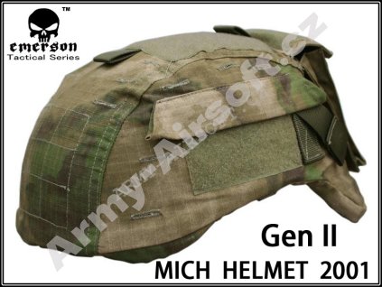 Potah na helmu MICH 2001 A-TACS FG - EMERSON  Army shop