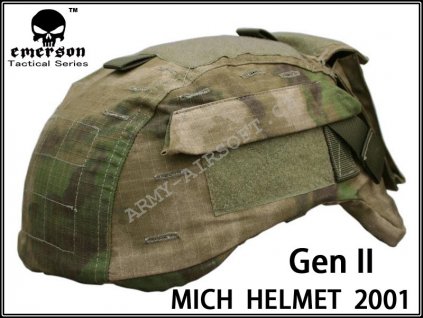 Potah na helmu MICH 2001 A-TACS FG - EMERSON  Army shop