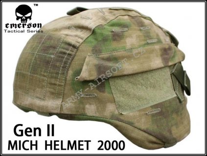 Potah na helmu MICH 2000 A-TACS FG - EMERSON  Army shop