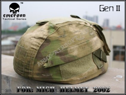 Potah na helmu MICH 2002 A-TACS FG - EMERSON  Army shop
