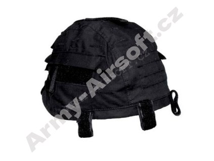 Potah na taktickou helmu Černý - MFH  Army shop
