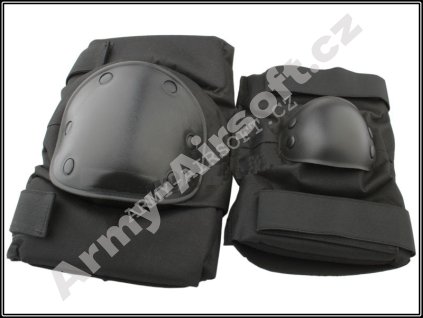 Chrániče kolen a loktů - černé [ACM]  Army shop