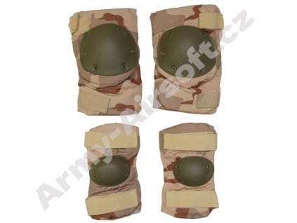 Chrániče kolen a loktů - Desert 3  Army shop