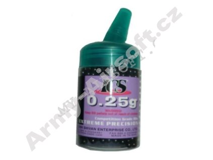 Airsoftové kuličky 0,25g 1000ks Invisible láhev - ICS  Airsoft