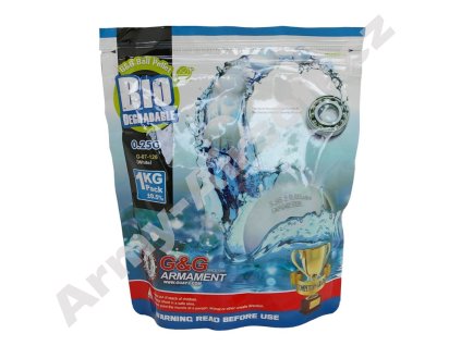 Airsoftové kuličky BIO 0,25g 4000ks - GG  Airsoft