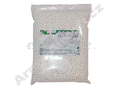 Airsoftové kuličky BIO 0,30g 3300ks - WARRIOR  Airsoft