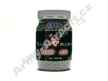 Airsoftové kuličky 0,43g 2000ks King Arms Invisible - CYBG  Airsoft