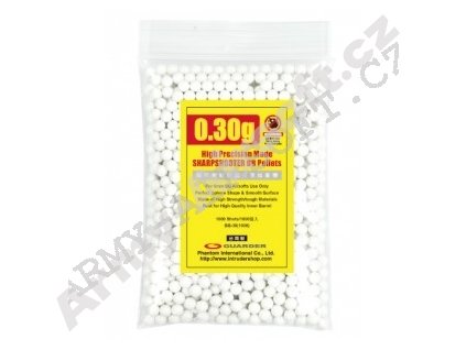 Airsoftové kuličky 0,30g 1000ks - Guarder  Airsoft