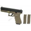 Glock 17 Gen4, pískové tělo - kovový závěr, blowback WE  Airsoft