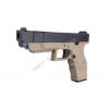Glock 33 Gen3 advanced - TAN, kovový závěr, blowback - WE  Airsoft