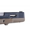 W-Force G17 - Black/TAN - kovový závěr, stříbrná hlaveň, blowback  Airsoft