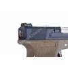 W-Force G17 - Black/TAN - kovový závěr, stříbrná hlaveň, blowback  Airsoft