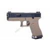 W-Force G17 - Black/TAN - kovový závěr, stříbrná hlaveň, blowback  Airsoft