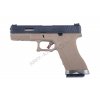 W-Force G17 - Black/TAN - kovový závěr, stříbrná hlaveň, blowback  Airsoft