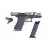 W-Force R17 - Silver/Black - kovový závěr, stříbrná hlaveň, blowback  Airsoft