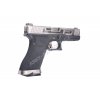 W-Force G17 - Silver/Black - kovový závěr, stříbrná hlaveň, blowback  Airsoft