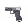 W-Force G17 - Silver/Black - kovový závěr, stříbrná hlaveň, blowback  Airsoft