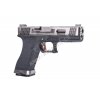 W-Force G17 - Silver/Black - kovový závěr, stříbrná hlaveň, blowback  Airsoft