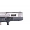 W-Force G17 - Silver/Black - kovový závěr, stříbrná hlaveň, blowback  Airsoft
