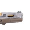 W-Force G17 - Silver/TAN - kovový závěr, zlatá hlaveň, blowback  Airsoft