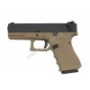 Glock 23 Gen4 - TAN, kovový závěr, blowback - WE  Airsoft