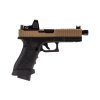 Airsoft pistole EU18 plus BDS, Black/Tan - VORSK  Airsoft