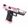 Airsoft pistole HI-CAPA 4.3 růžová - VORSK  Airsoft