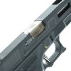 Airsoft pistole WE34 Gen4 T5- kovový závěr - černý, stříbrná hlaveň, blowback - WE  Airsoft