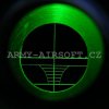 TASCO puškohled 4x32 s přísvitem  Airsoft