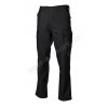 Kalhoty BDU prošité ČERNÉ - MFH  Maskáče