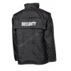 Bunda SECURITY nepromokavá ČERNÁ - MFH  Maskáče