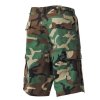 Kraťasy US BDU rip-stop WOODLAND - MFH  Maskáče