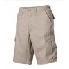 Kraťasy US střih BDU boční kapsy PÍSKOVÉ - MFH  Maskáče