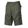 Kraťasy US střih BDU boční kapsy ZELENÉ - MFH  Maskáče