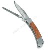 Nůž zavírací LOVECKÝ s pilkou dřevěná střenka 10cm - MIL-TEC