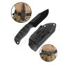 Nůž bojový G10 s pozdrem ČERNÝ - MFH  Army shop