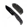 Nůž bojový G10 s pozdrem ČERNÝ - MFH  Army shop