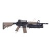Colt M4A1 crane pažba + granátomet celokov TAN - Specna Arms  Airsoft